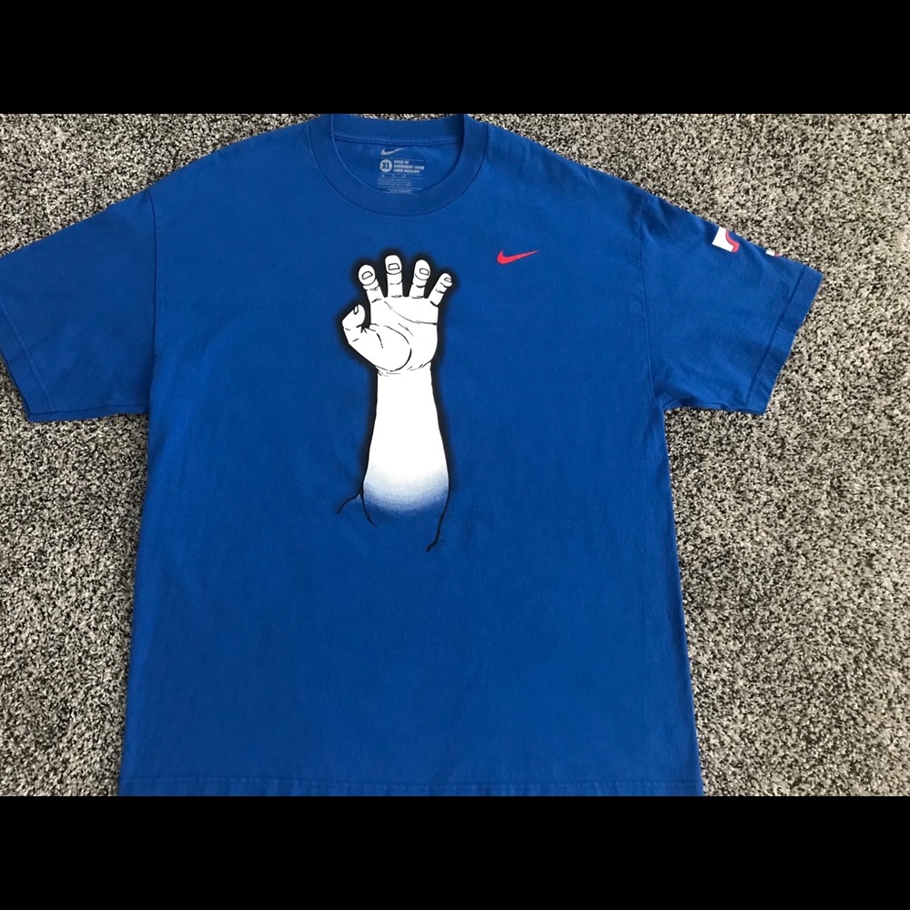 NIKE TEXAS RANGERS T-SHIRT DEER XL BLUE